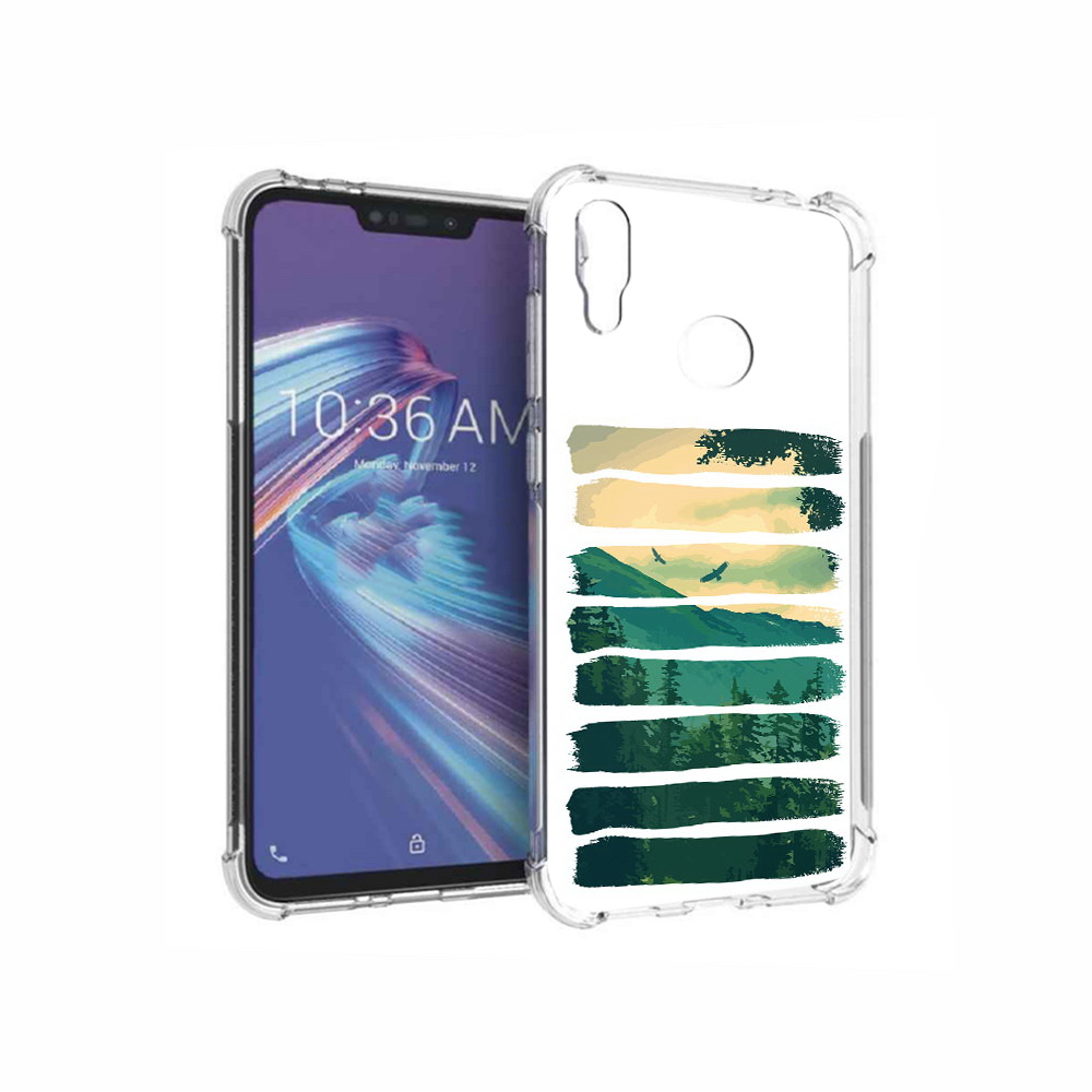 

Чехол MyPads Tocco для Asus ZenFone Max M2 (ZB633KL) Лесная чаща, Прозрачный, Tocco