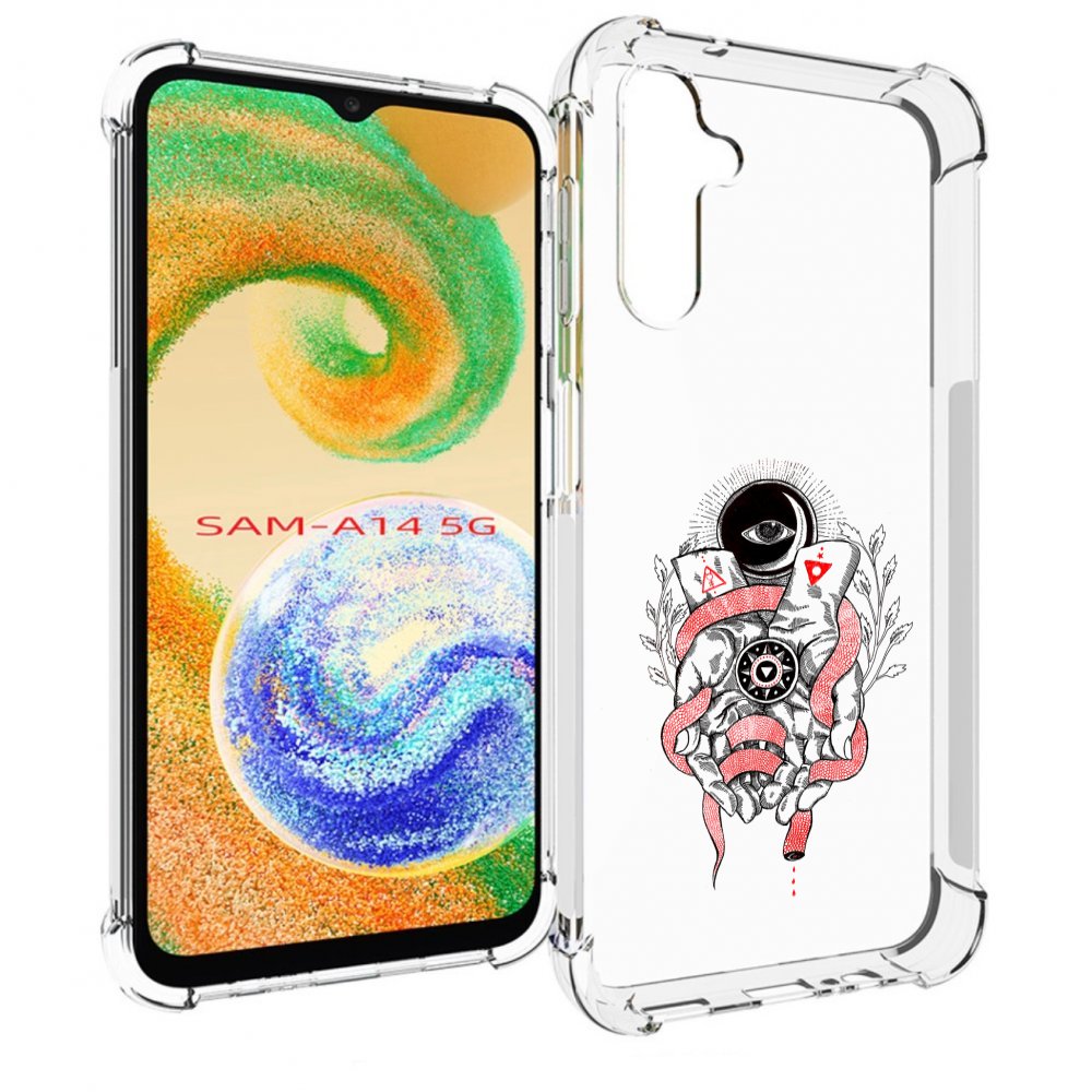 

Чехол MyPads абстрация связанные руки для Samsung Galaxy A14 5G, Прозрачный, Tocco