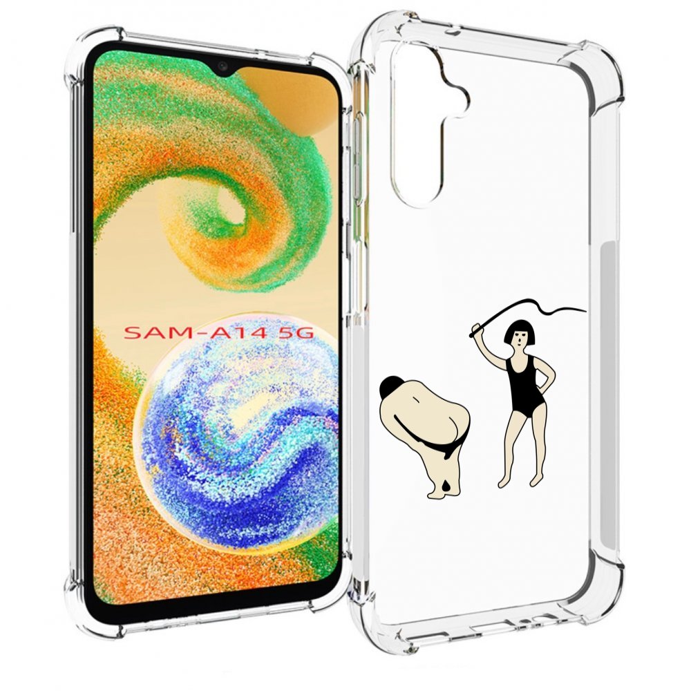 

Чехол MyPads женщина-наказывает для Samsung Galaxy A14 5G, Прозрачный, Tocco