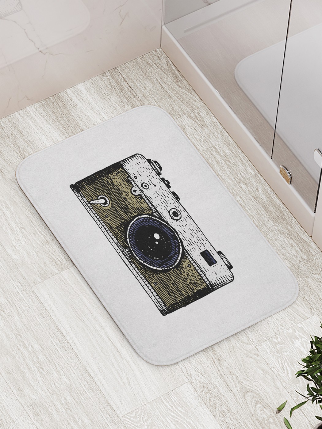 

Коврик противоскользящий для ванной, сауны, бассейна, 77х52 см bath_73421 JoyArty