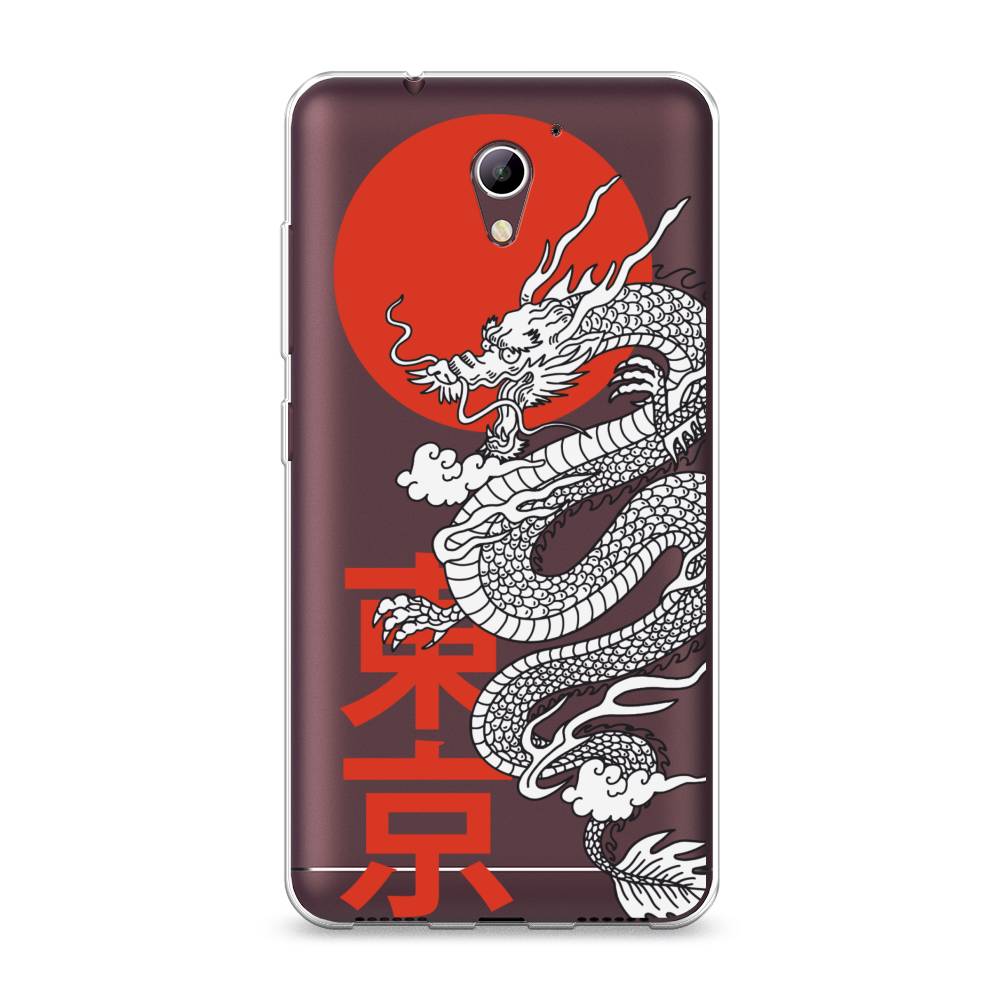 

Чехол на ZTE Blade A510 "Китайский дракон", Черный;красный;белый, 130150-1