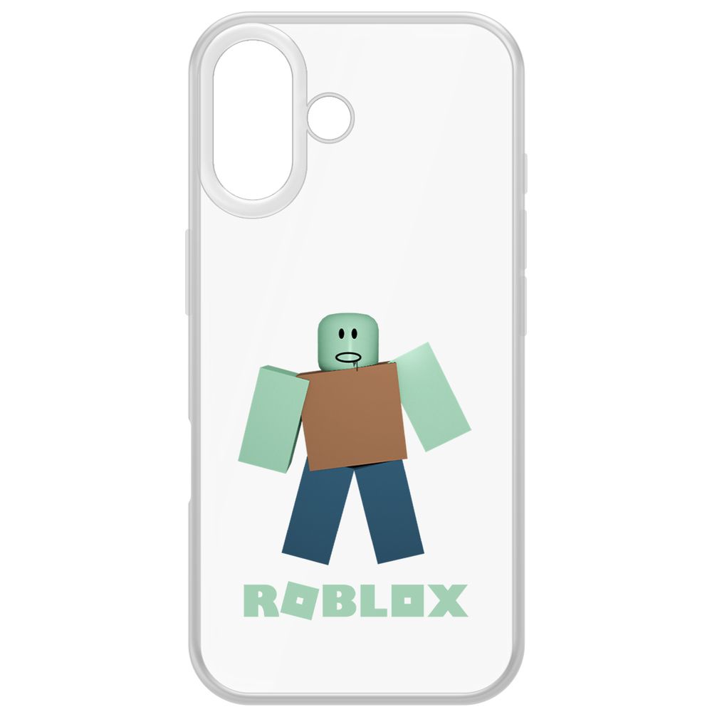 

Чехол-накладка Krutoff Clear Case Roblox-Зомби для iPhone 16, Прозрачный