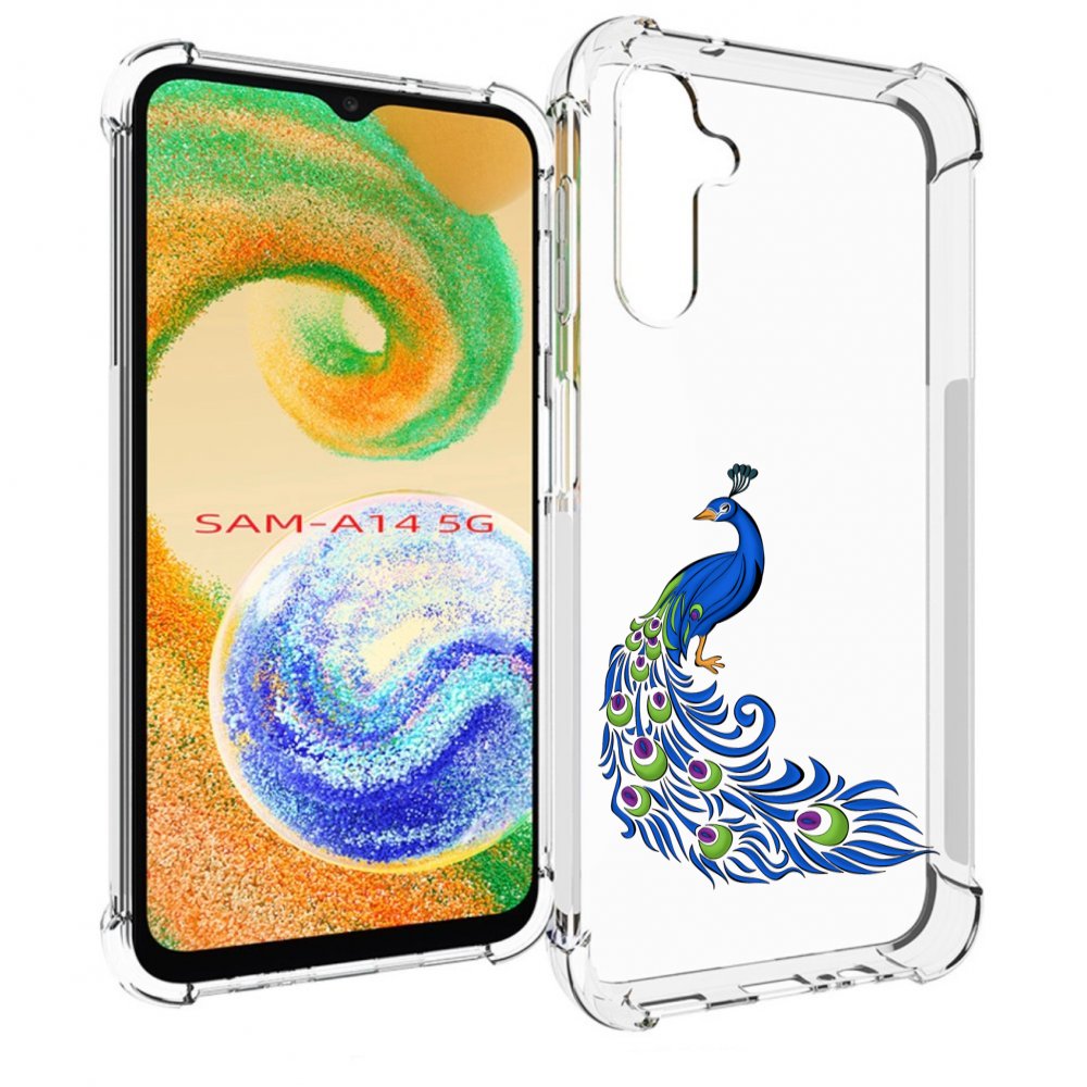 

Чехол MyPads жарптица-голубая для Samsung Galaxy A14 5G, Прозрачный, Tocco