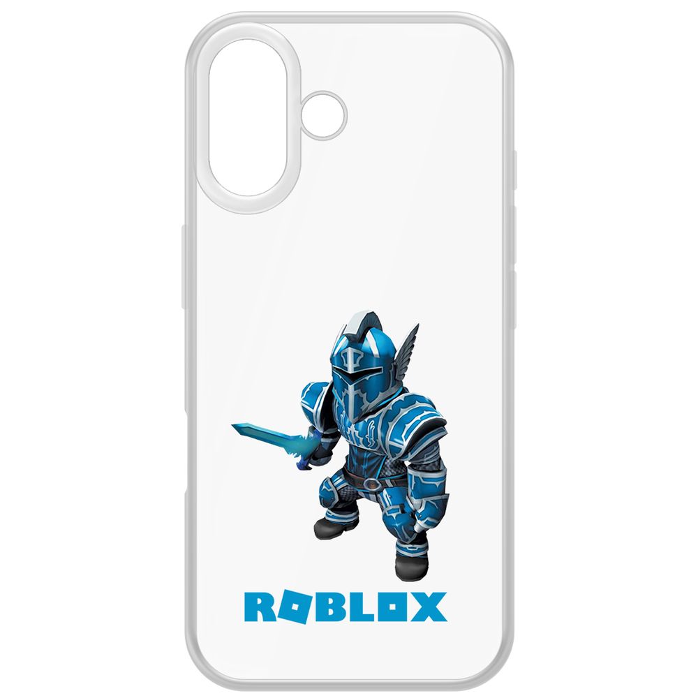 

Чехол-накладка Krutoff Clear Case Roblox-Рыцарь Алар для iPhone 16, Прозрачный