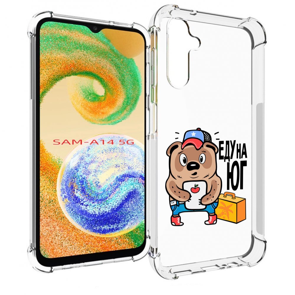 

Чехол MyPads еду-на-юг для Samsung Galaxy A14 5G, Прозрачный, Tocco