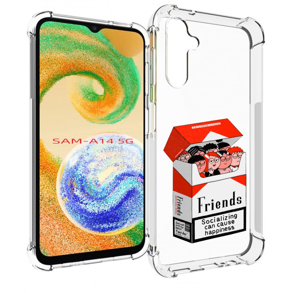 

Чехол MyPads друзья для Samsung Galaxy A14 5G, Прозрачный, Tocco