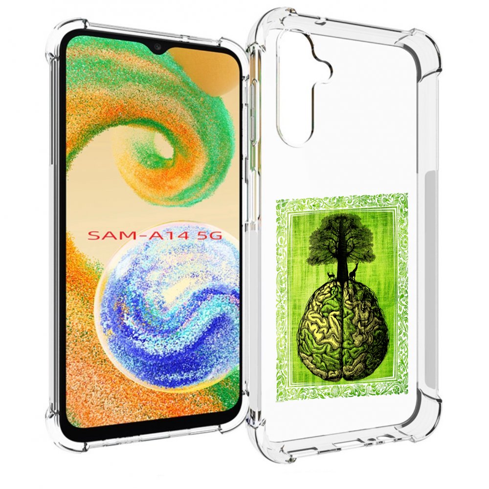 

Чехол MyPads абстракция здоровый мозг для Samsung Galaxy A14 5G, Прозрачный, Tocco