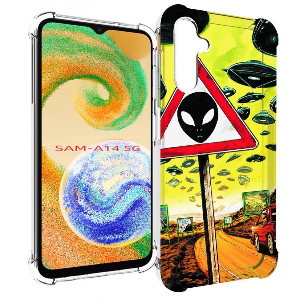 

Чехол MyPads дорога к инопланетянам для Samsung Galaxy A14 5G, Прозрачный, Tocco