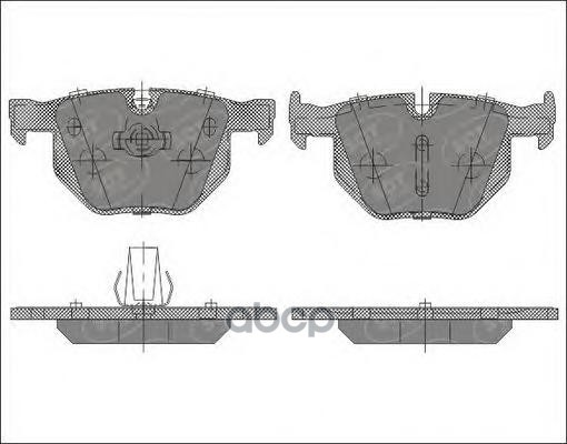 

Колод. Торм.перед. Bmw 5(E61/E60) 03- SCT арт. sp637
