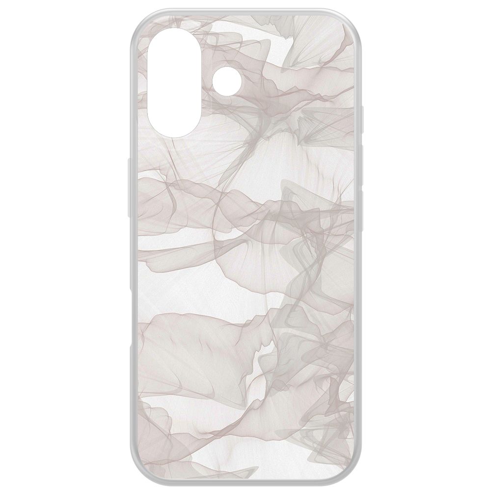 

Чехол-накладка Krutoff Clear Case Абстракт 3 для iPhone 16, Прозрачный