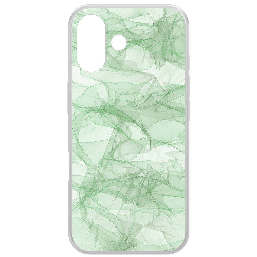 

Чехол-накладка Krutoff Clear Case Абстракт 8 для iPhone 16, Прозрачный
