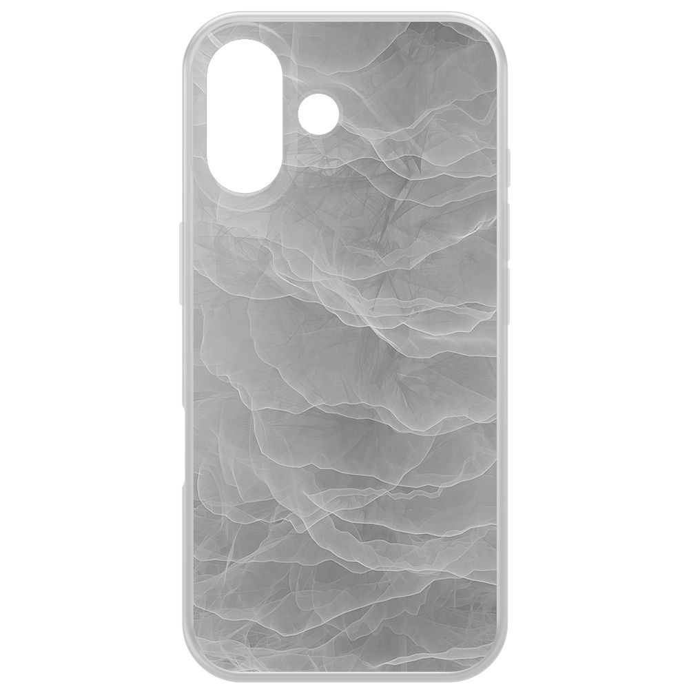 

Чехол-накладка Krutoff Clear Case Абстракт туман для iPhone 16, Прозрачный