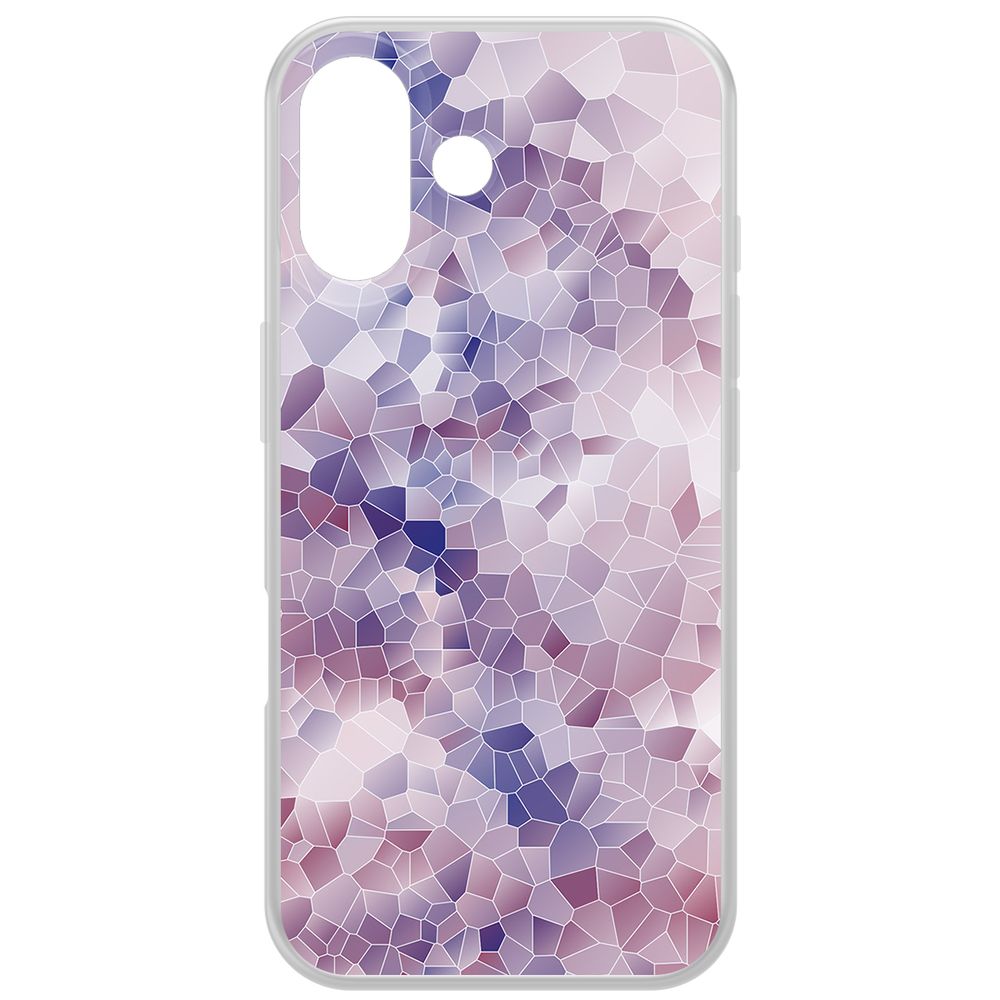 

Чехол-накладка Krutoff Clear Case Витраж 2 для iPhone 16, Прозрачный