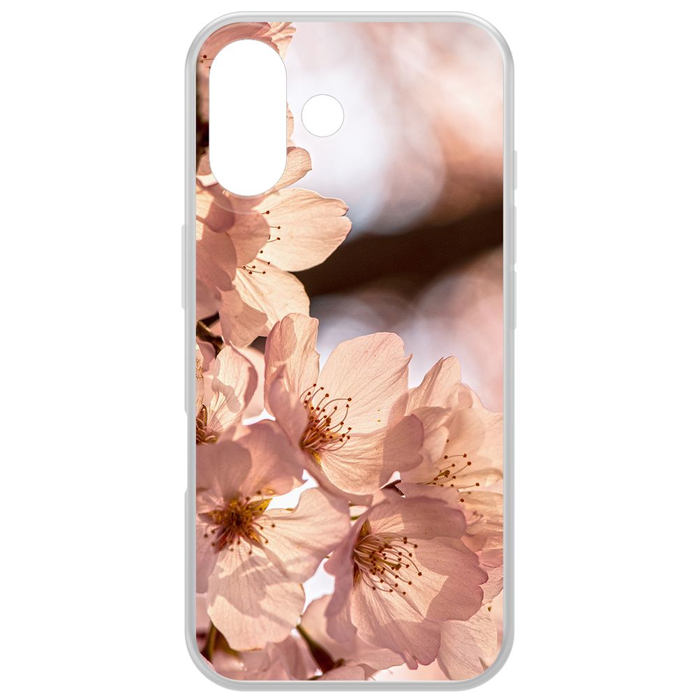 

Чехол-накладка Krutoff Clear Case Ранняя весна для iPhone 16, Прозрачный