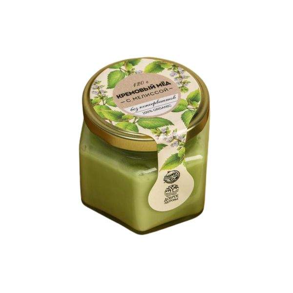 

Кремовый мёд ORGANIC, с мелиссой, 120 г., Полезные продукты