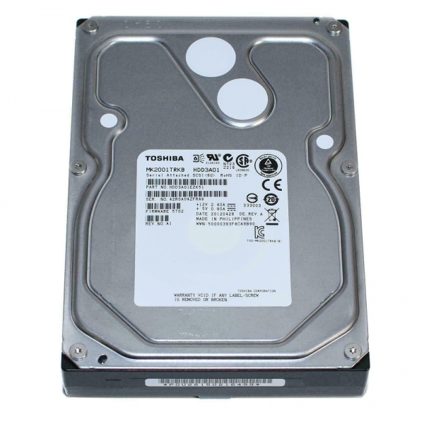 

Жесткий диск Toshiba MK2001TRKB 2Tb SAS 3,5" HDD, MK2001TRKB