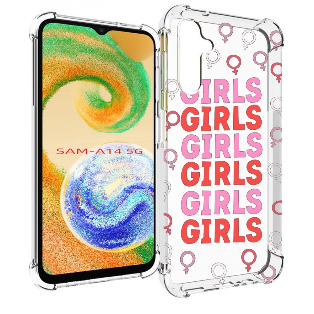 

Чехол MyPads девушки!!! женский для Samsung Galaxy A14 5G, Прозрачный, Tocco