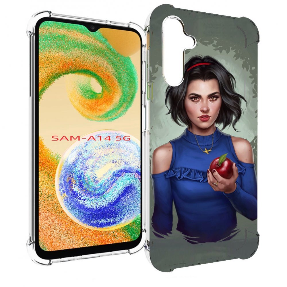 

Чехол MyPads девушка-с-яблоком женский для Samsung Galaxy A14 5G, Прозрачный, Tocco