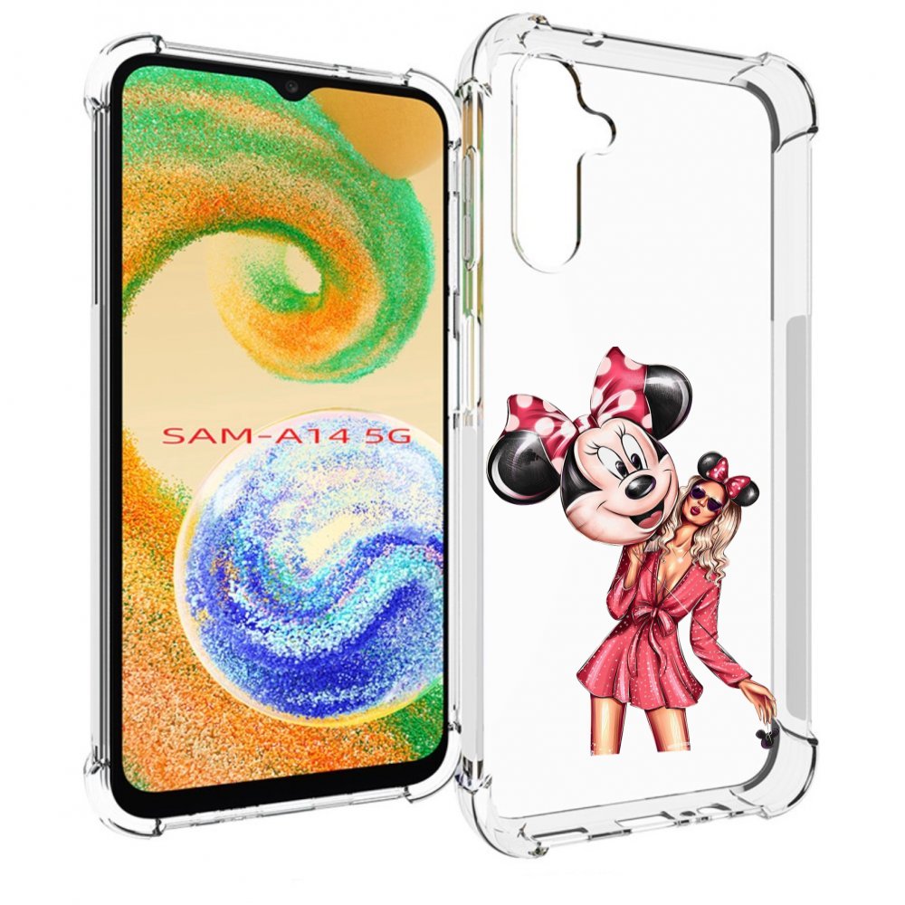 

Чехол MyPads девушка-с-шариком женский для Samsung Galaxy A14 5G, Прозрачный, Tocco