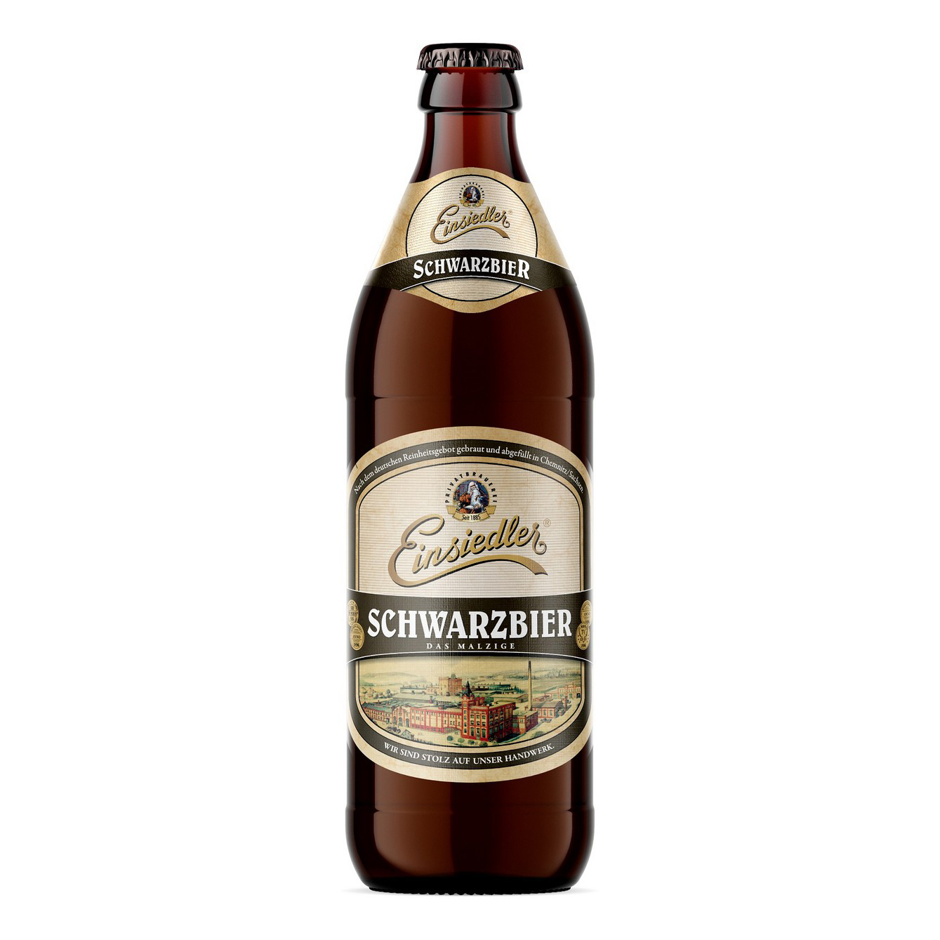

Пиво Einsiedler Schwarzbier темное фильтрованное пастеризованное 5% 0,5 л