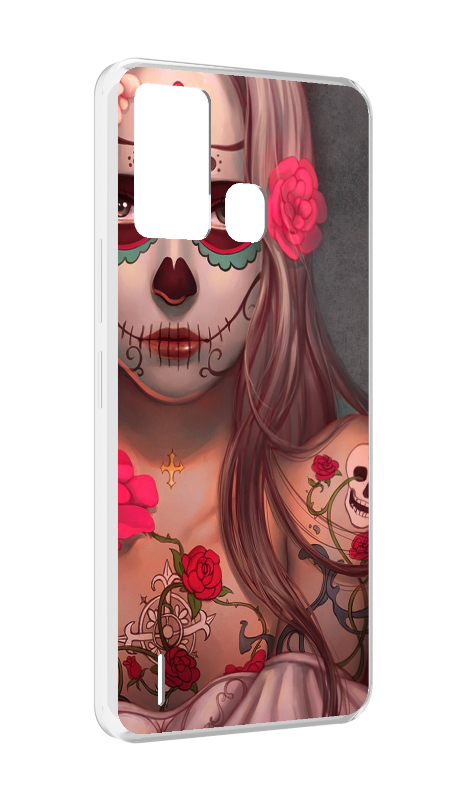 

Чехол MyPads девочка в рисунках для ITEL S16 / ITEL Vision 1 Pro, Прозрачный, Tocco
