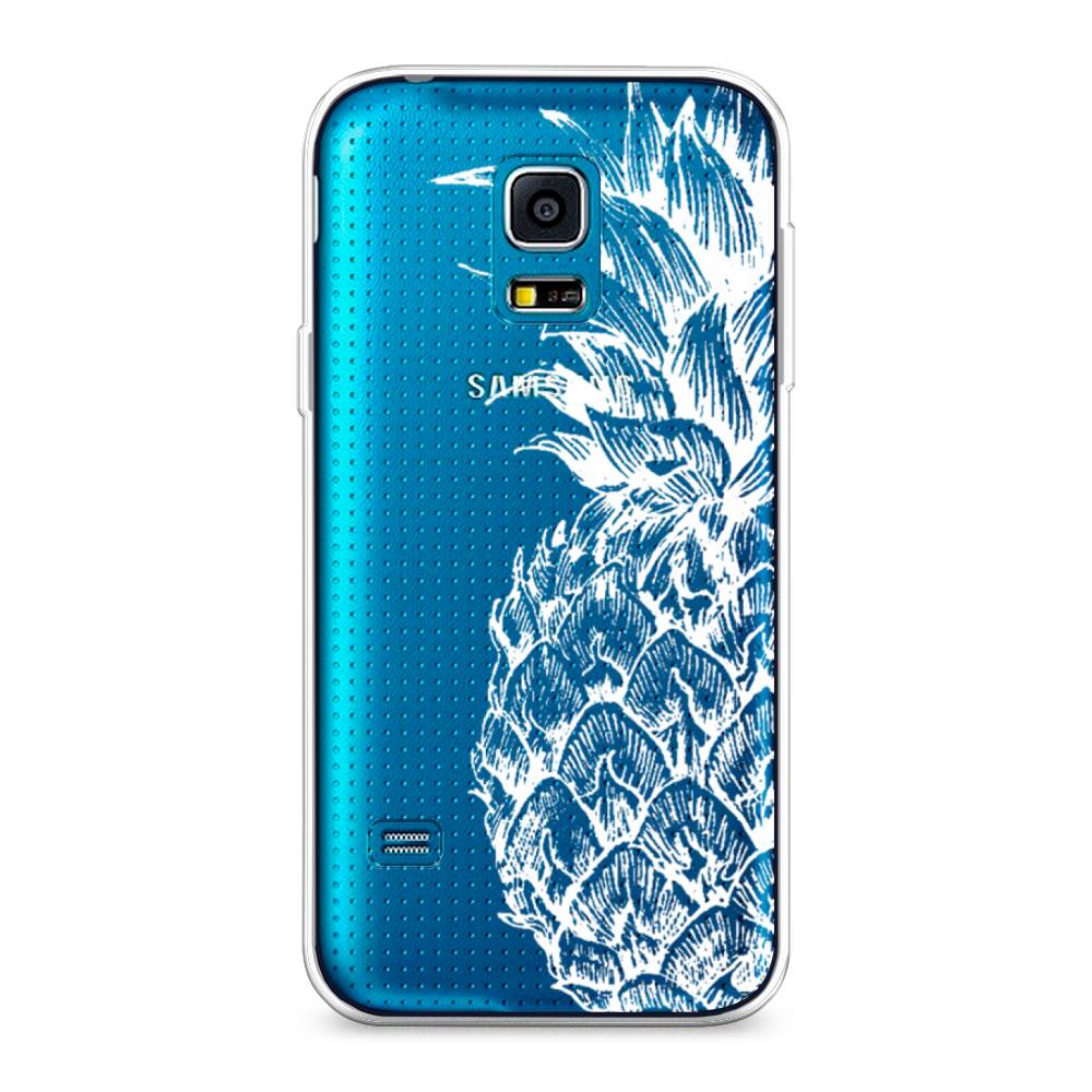 

Чехол Awog "Ананас графика белая" для Samsung Galaxy S5 mini, 24250-10