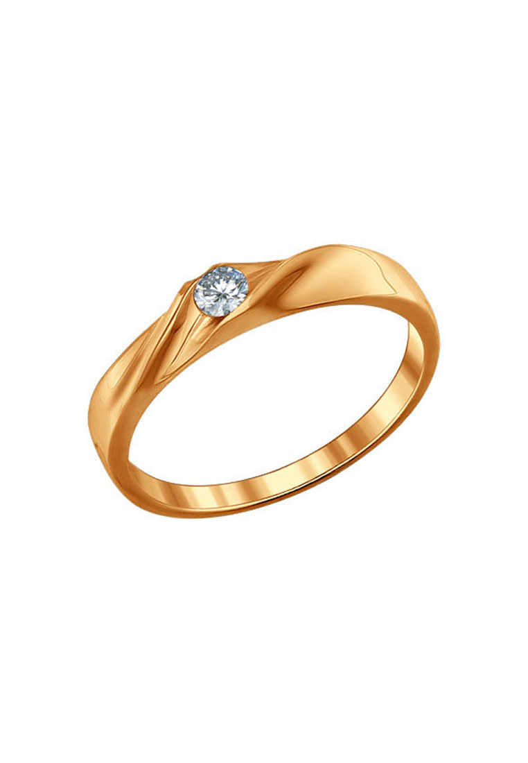 

Кольцо из серебра с фианитом р.  SOKOLOV 93010389, 93010389_k