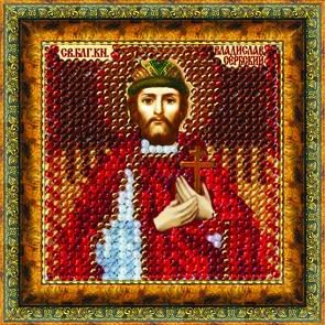 

Вышивка бисером Св.Блг.Кн.Владислав Сербский 235ПМИ, 6.5x6.5 см от