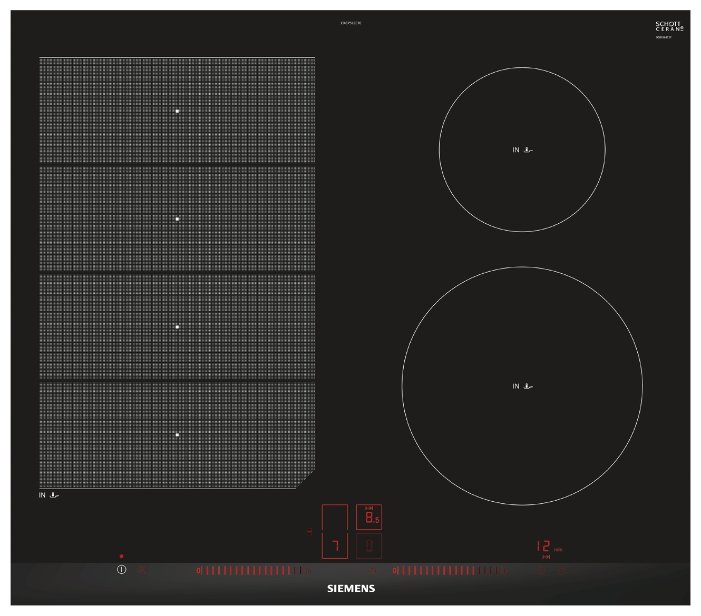 фото Индукционная варочная панель siemens ex675lec1e