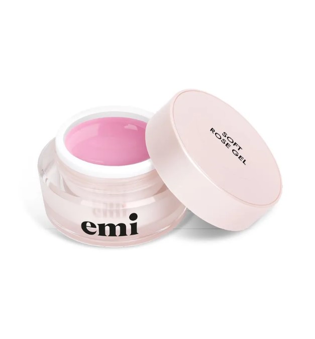 Камуфлирующий гель E.Mi для моделирования Soft Rose Gel 15 г акрил гель камуфлирующий tnl illusion 02 натурально розовый 18 мл