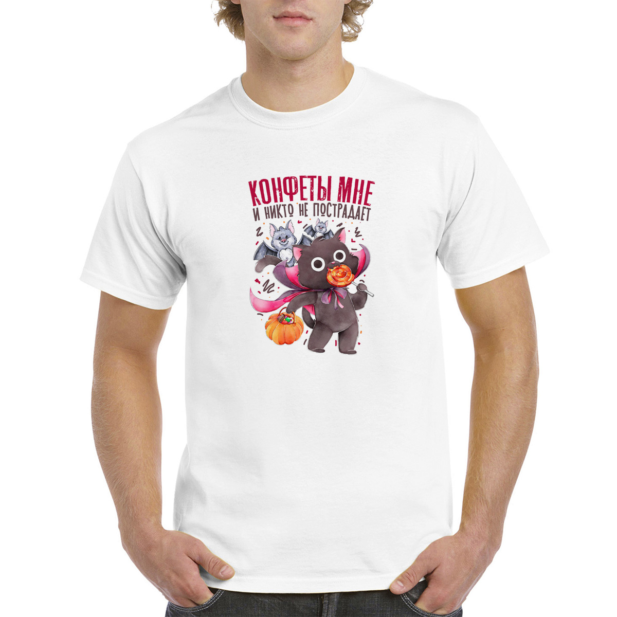 

Футболка унисекс CoolPodarok 0M041007 белая 60 RU, Белый, 0M041007