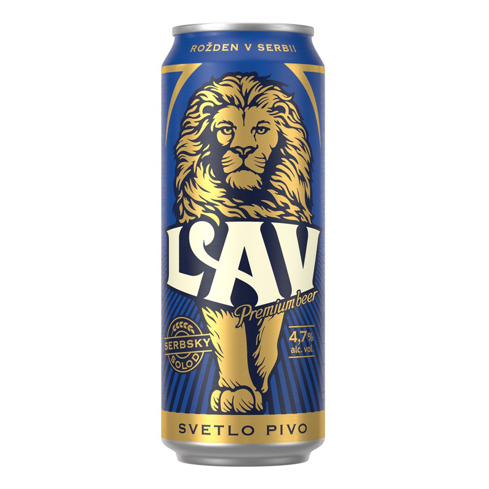 

Пиво Lav светлое фильтрованное 4,7% 0,45 л