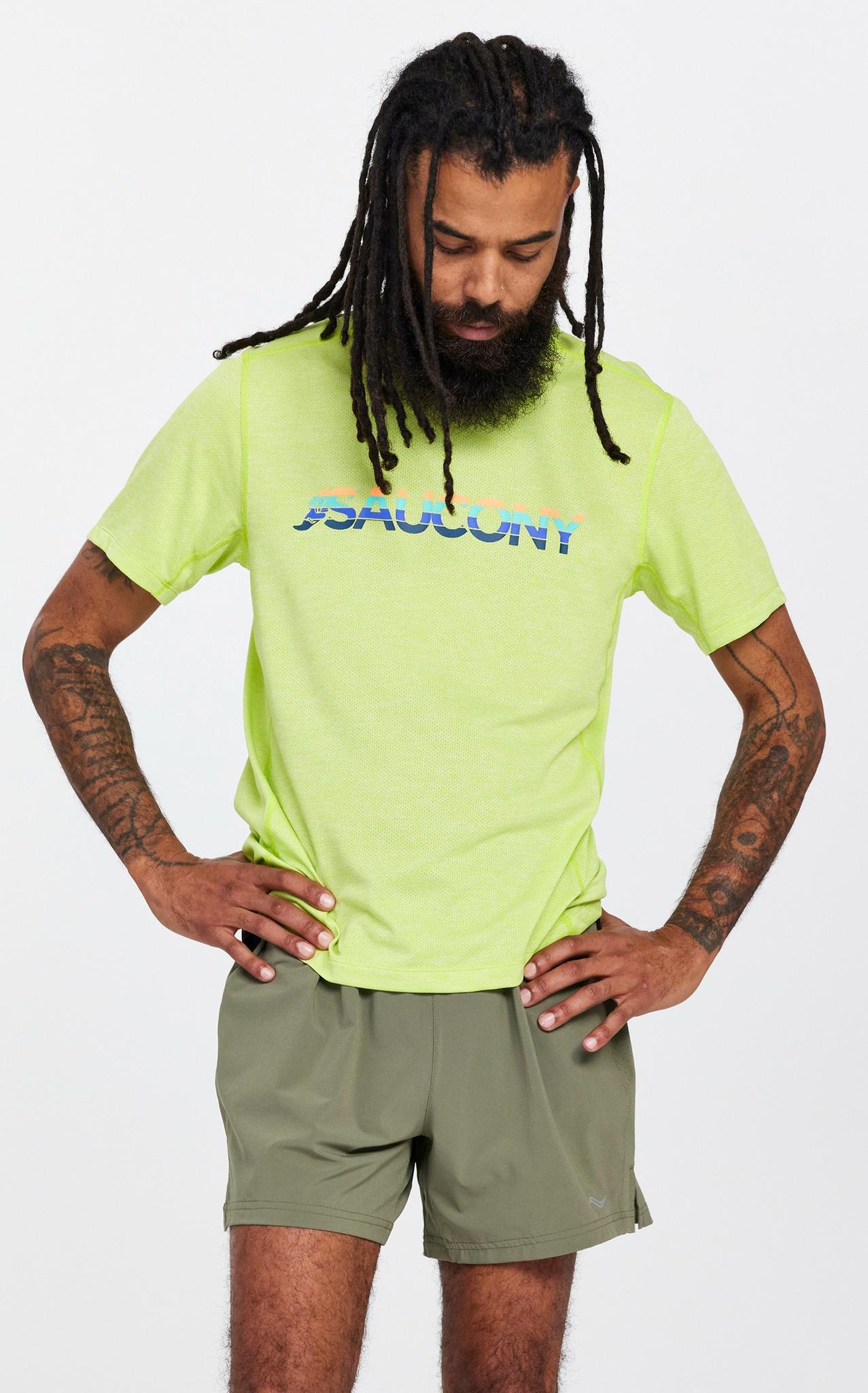 

Футболка мужская Saucony Sam800280-Aclh зеленая 50; 52, Sam800280-Aclh