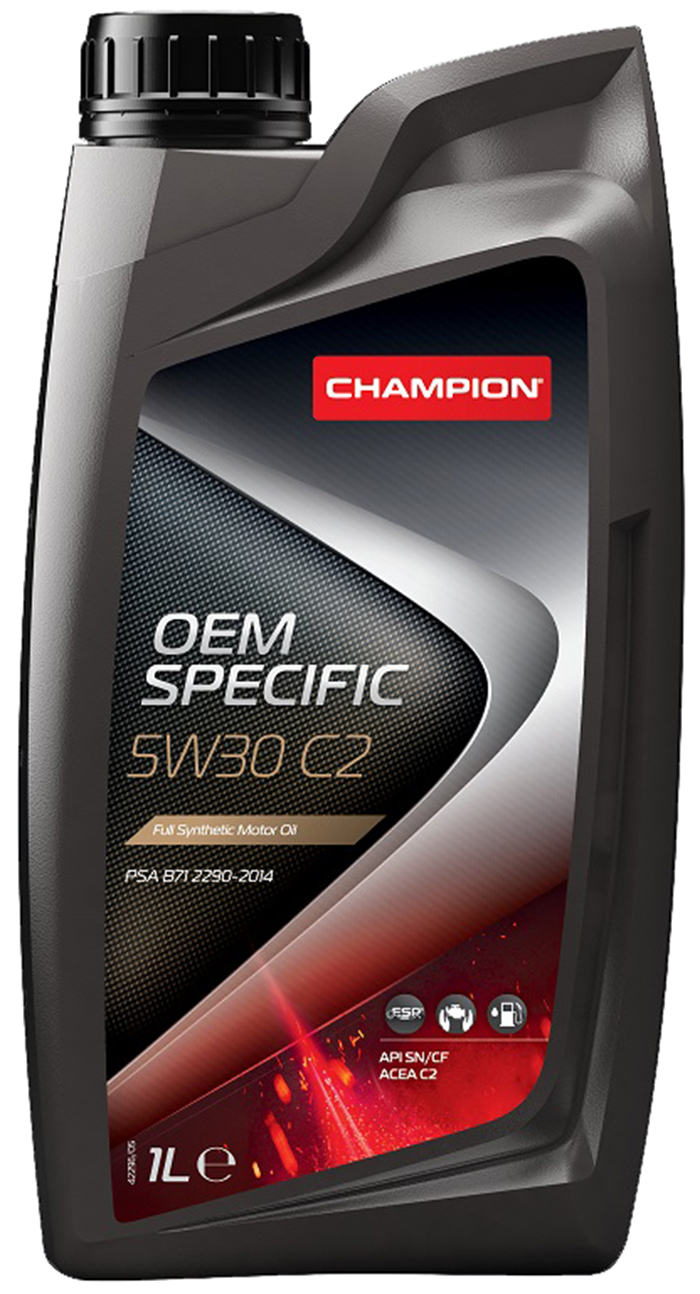 

Моторное масло Champion OEM SPECIFIC С2, ACEA: C2-16, API: SN/C 5W30