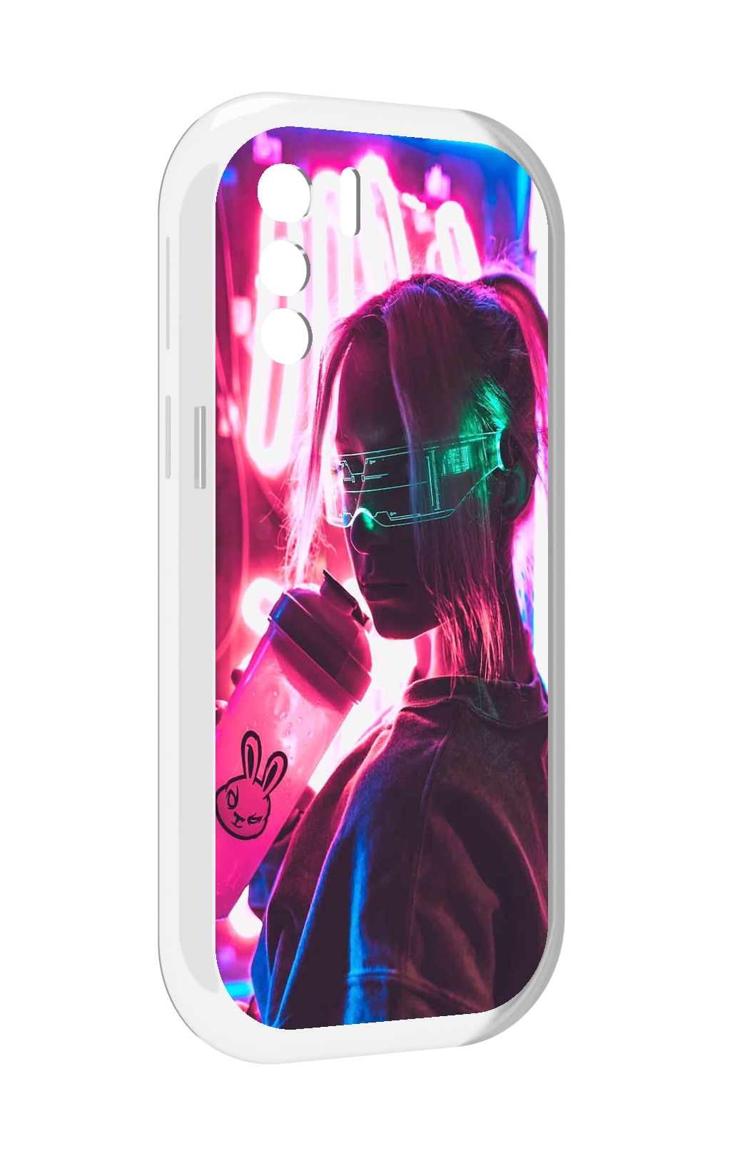 

Чехол MyPads девушка неоновый фон женский для UleFone Note 13P, Прозрачный, Tocco