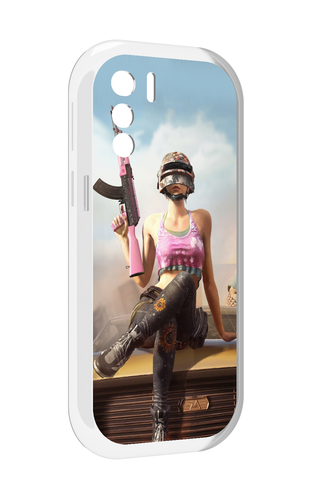 

Чехол MyPads девушка из PUBG для UleFone Note 13P, Прозрачный, Tocco
