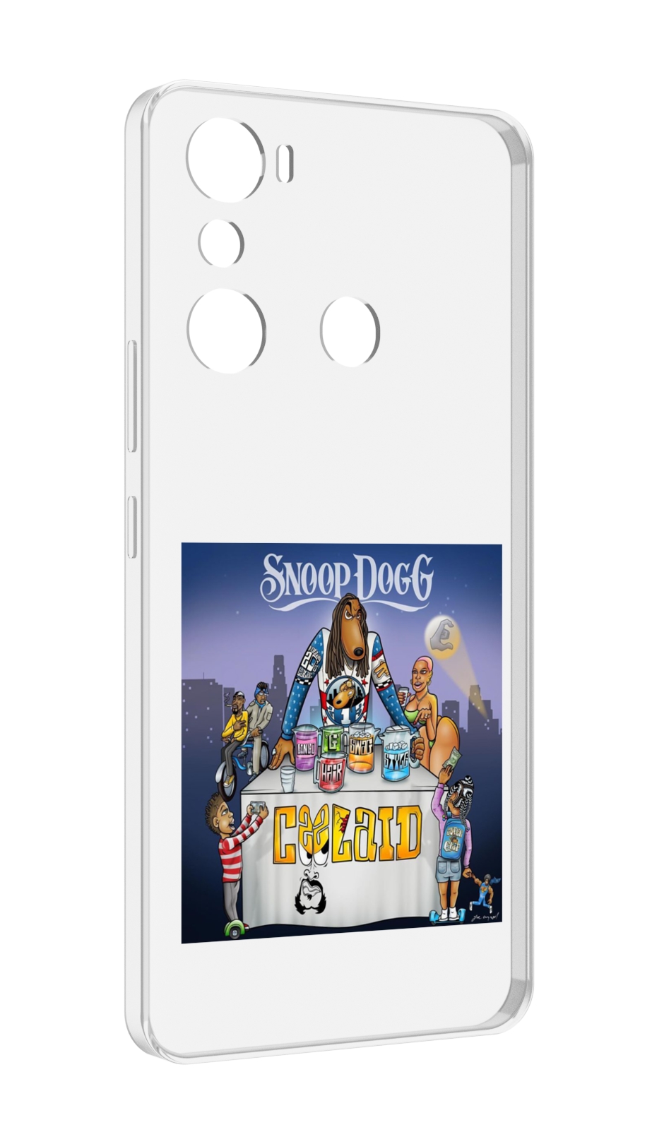 

Чехол MyPads Snoop Dogg COOLAID для Infinix Hot 20i, Прозрачный, Tocco