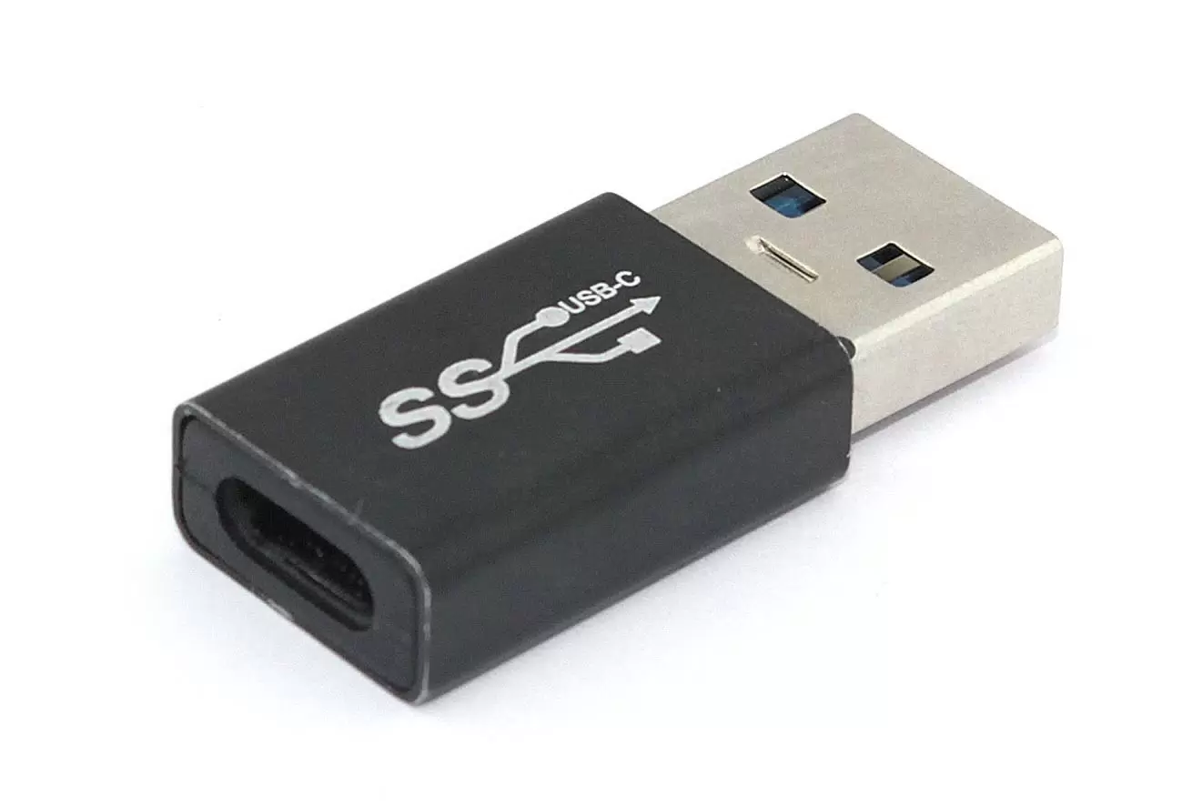 

Переходник USB - Type-C, Черный