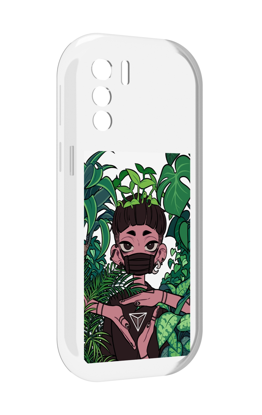

Чехол MyPads девушка в природе женский для UleFone Note 13P, Прозрачный, Tocco