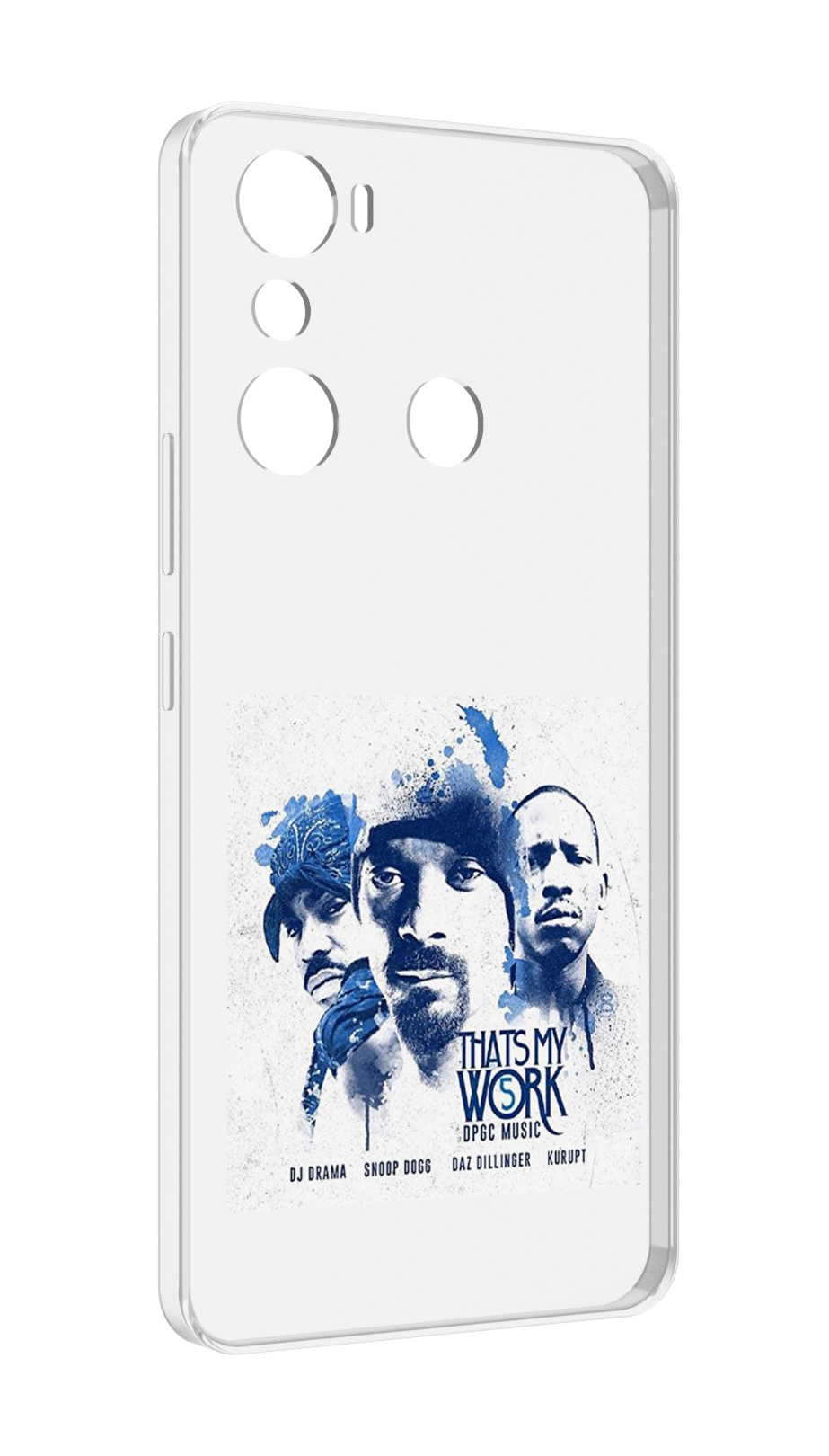 

Чехол MyPads Snoop Dogg THAT’S MY WORK VOL для Infinix Hot 20i, Прозрачный, Tocco