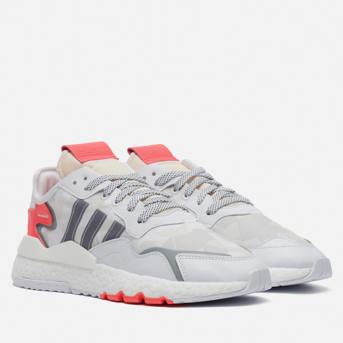 

Кроссовки унисекс Adidas Nite Jogger белые 39.5 EU, Nite Jogger