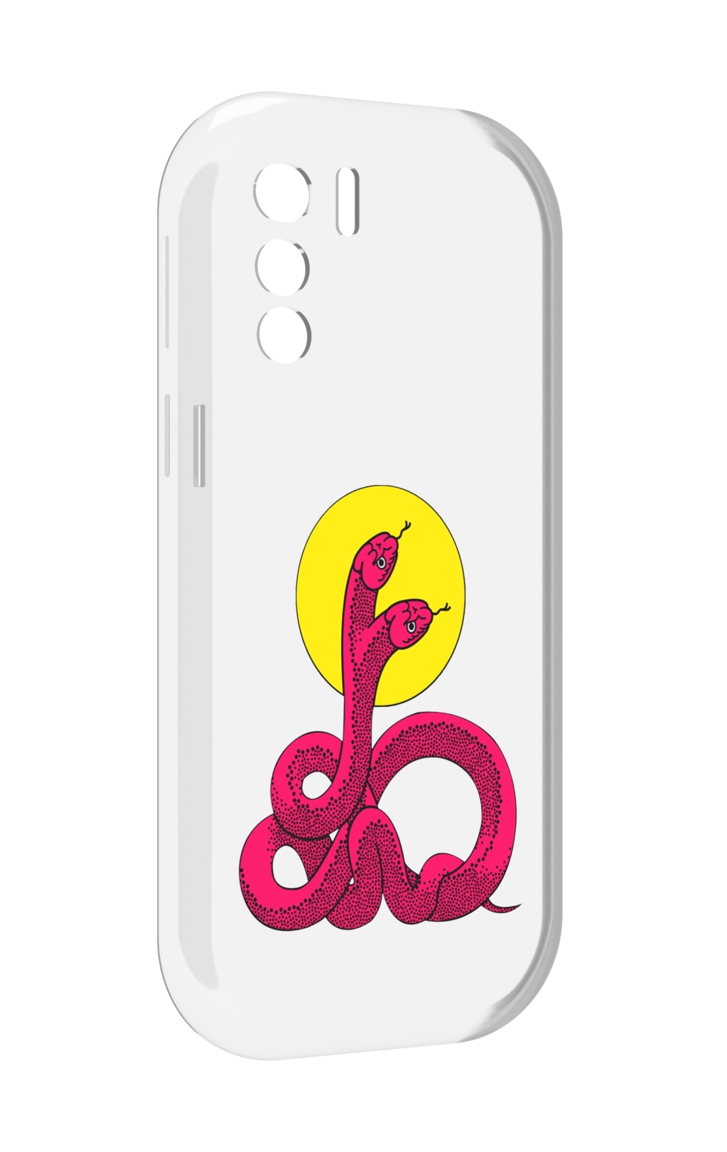 

Чехол MyPads двухголовая-змея для UleFone Note 13P, Прозрачный, Tocco