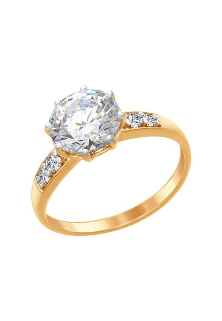 

Кольцо из серебра с фианитом р. , SOKOLOV 89010085, 89010085_k
