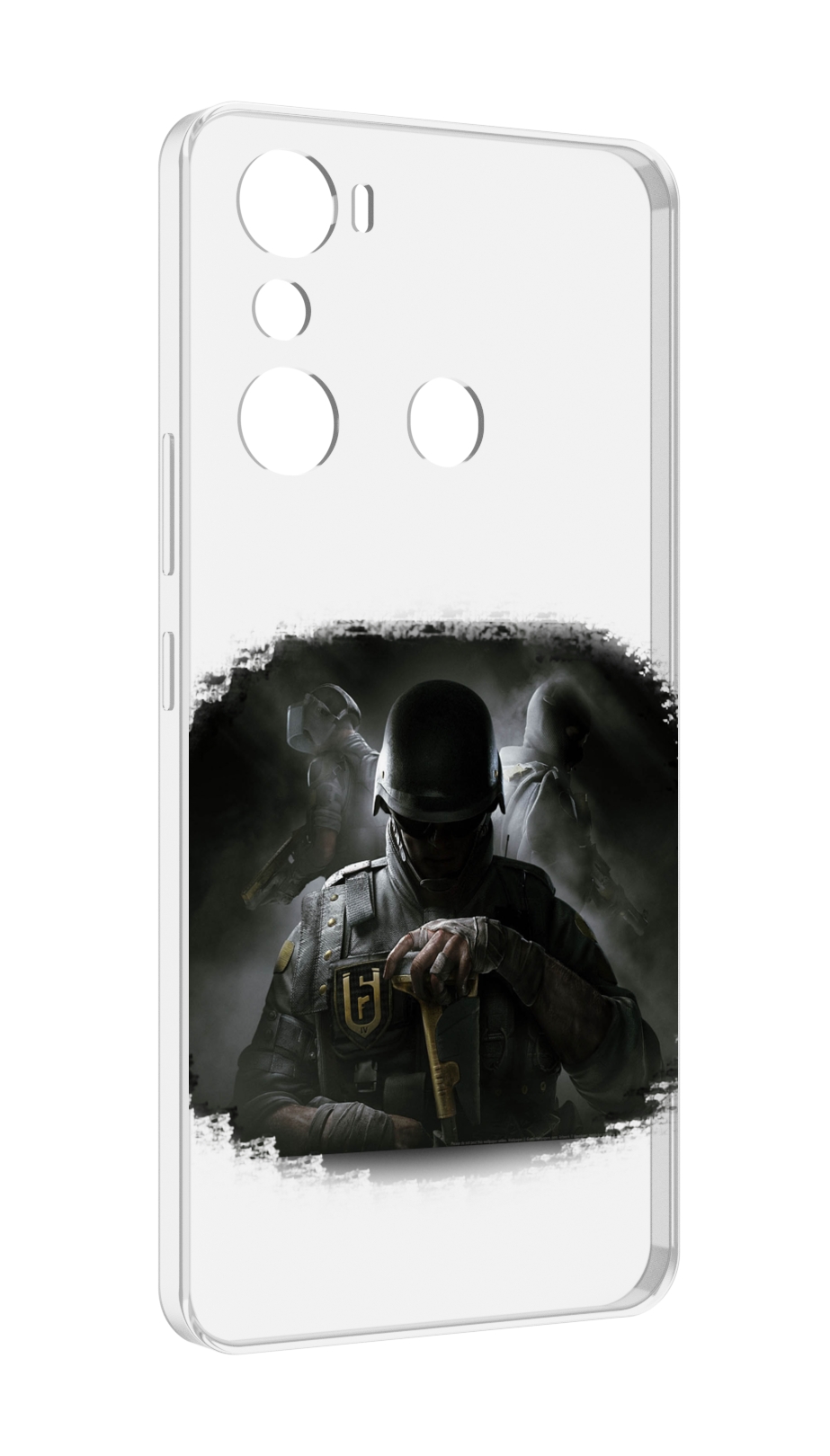 

Чехол MyPads Rainbow Six Siege для Infinix Hot 20i, Прозрачный, Tocco