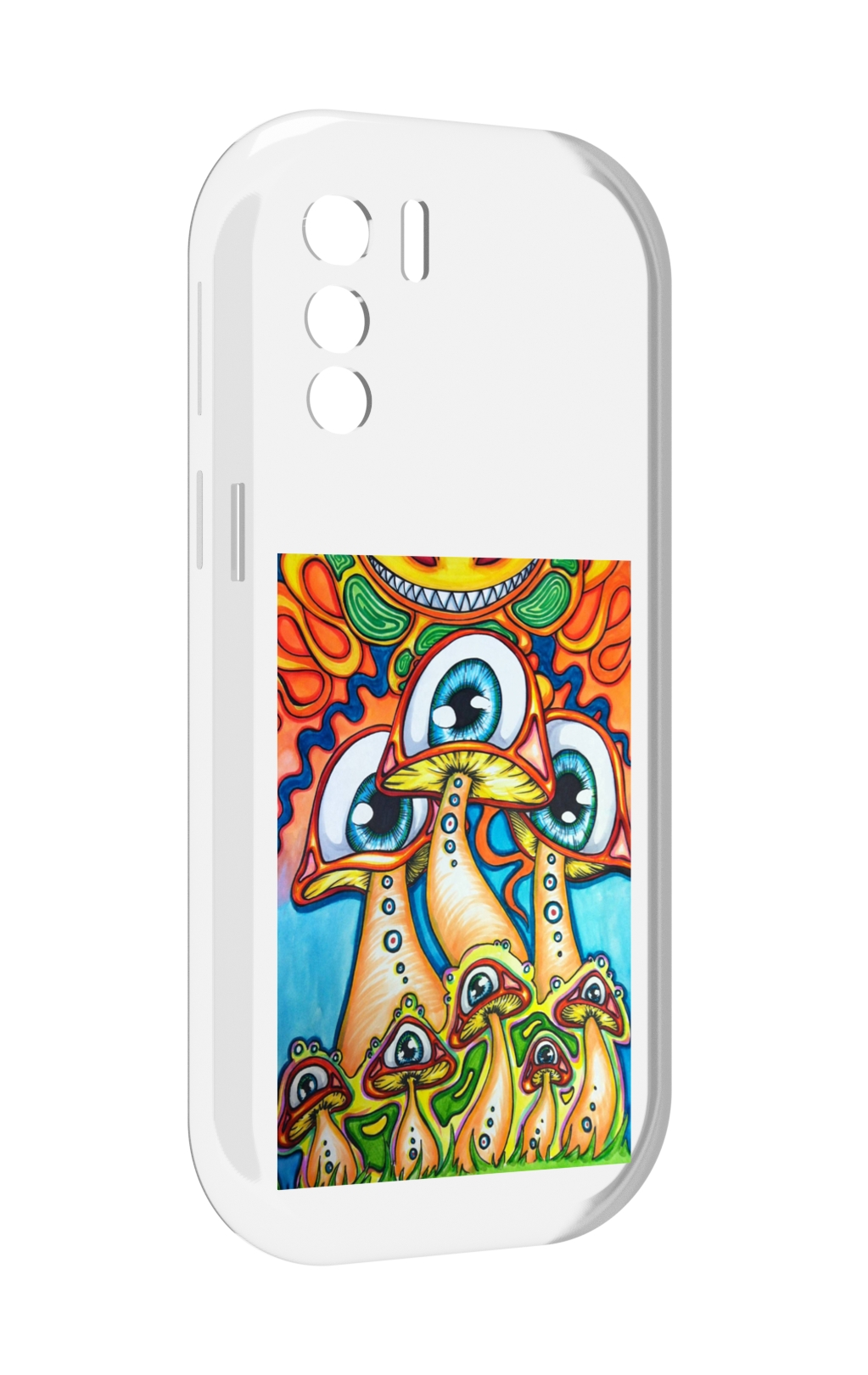 

Чехол MyPads грибы с глазами для UleFone Note 13P, Прозрачный, Tocco