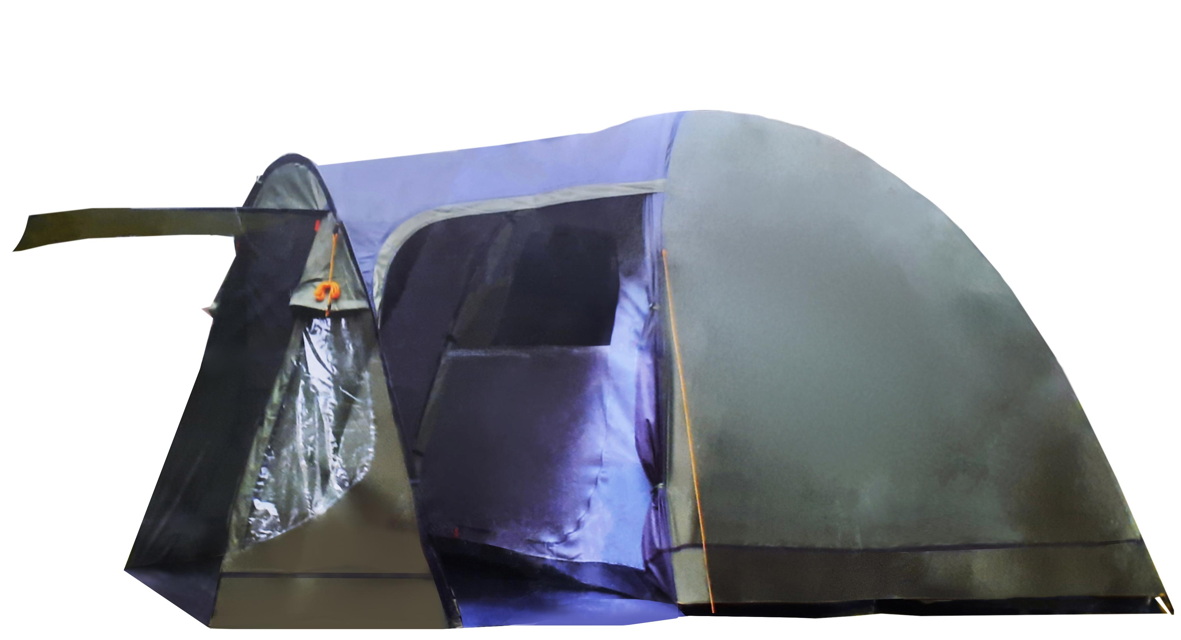 Палатка Campinger BC-162, кемпинговая, 4 места, зеленый