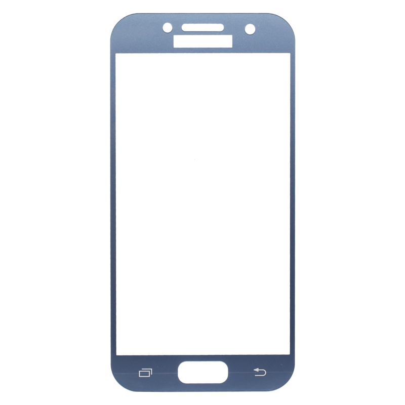 

Защитное стекло BaseMarket для Samsung A320F Galaxy A3 (2017) (с рамкой) (синее)
