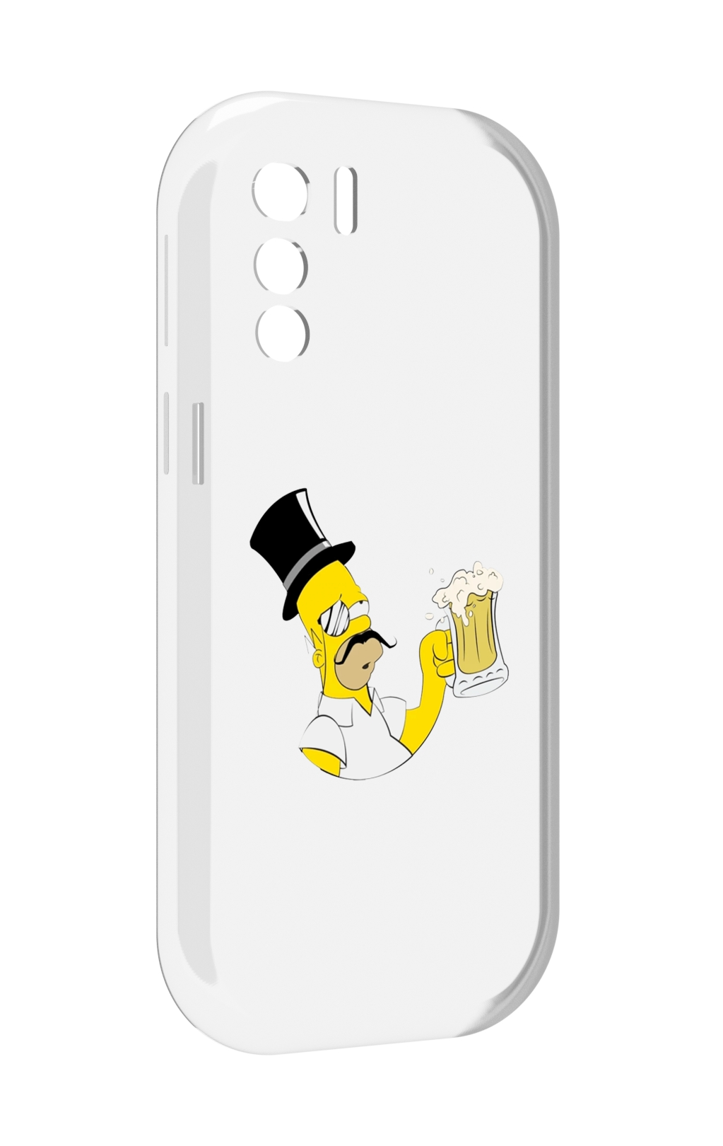 

Чехол MyPads гомер-с-напитком для UleFone Note 13P, Прозрачный, Tocco