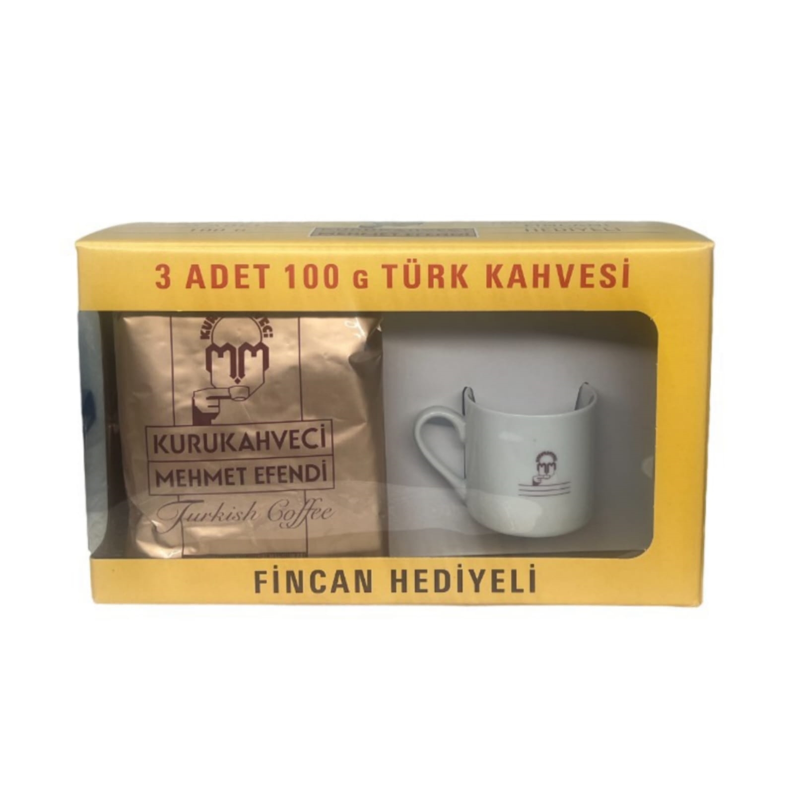 Кофе молотый Kurukahveci Mehmet Efendi, 300 г + чашка