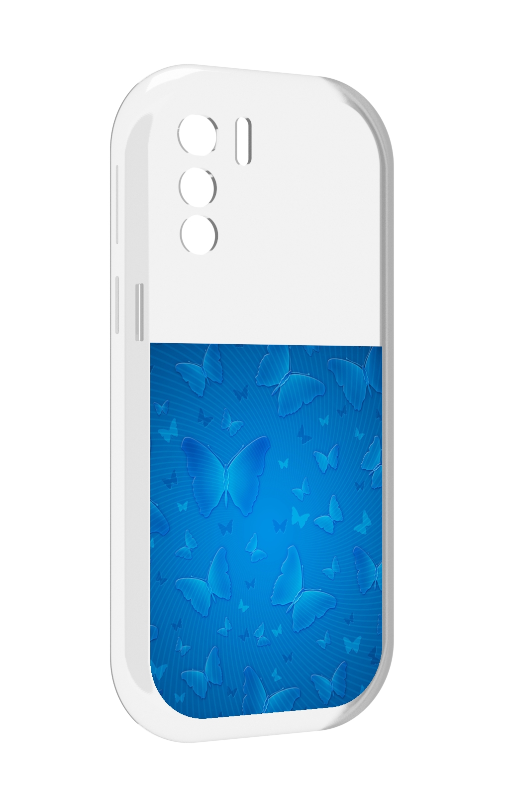 

Чехол MyPads голубые-бабочки для UleFone Note 13P, Прозрачный, Tocco